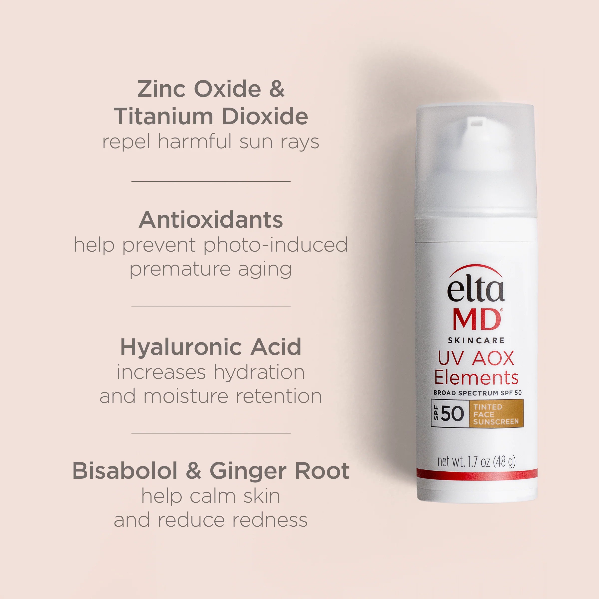 UV AOX Elements SPF 50 Tinted Sunscreen