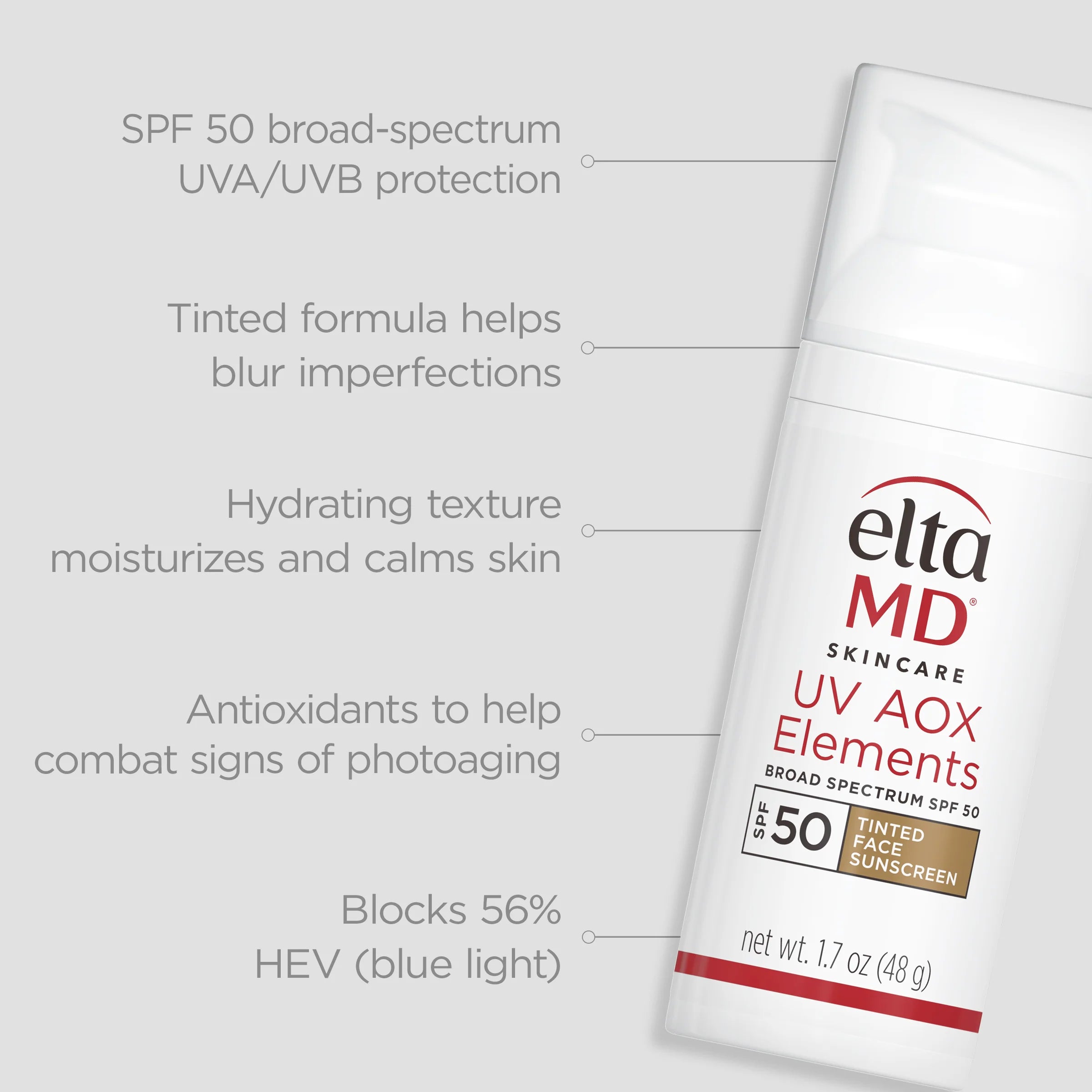 UV AOX Elements SPF 50 Tinted Sunscreen