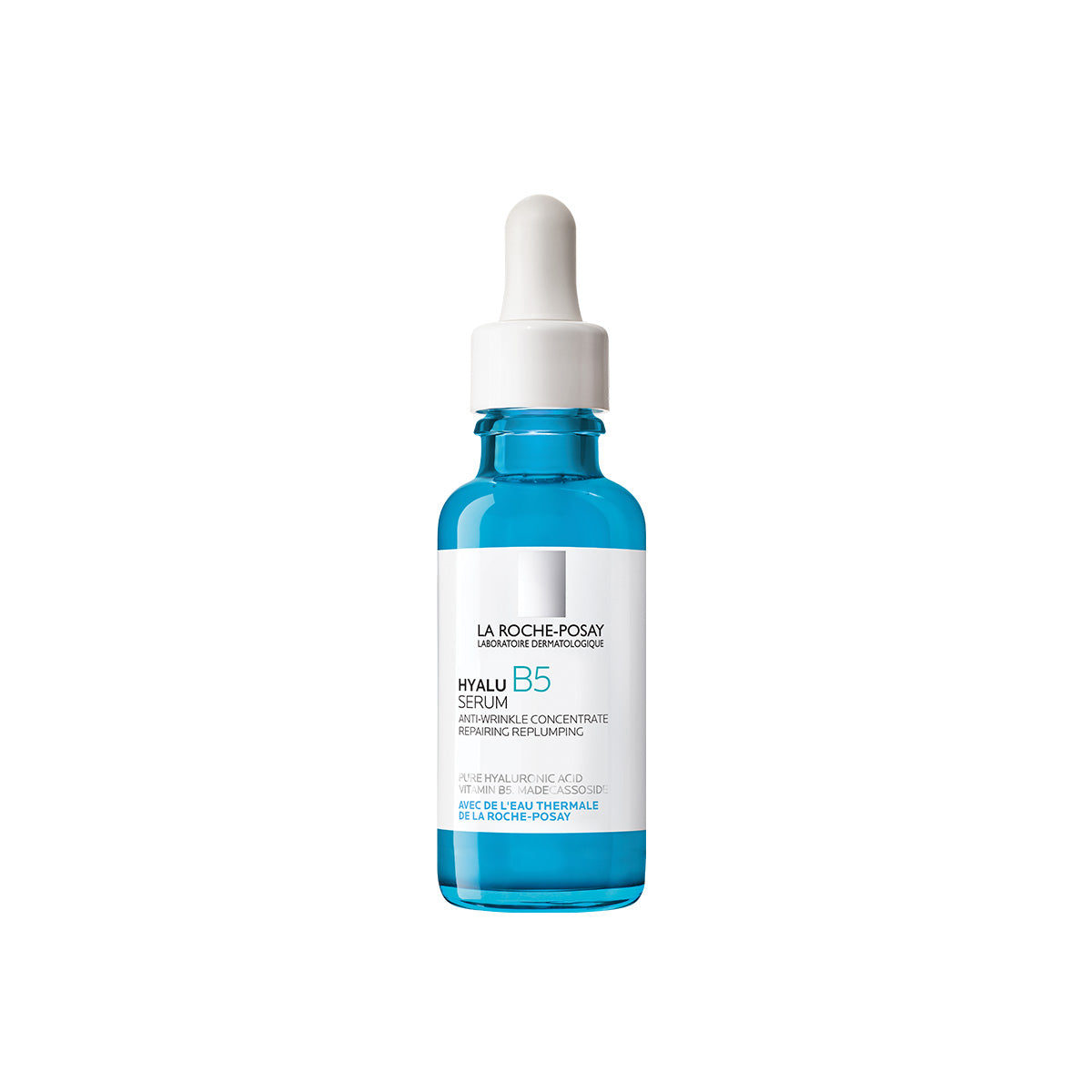 La Roche-Posay Hyalu B5 Serum Anti-Wrinkle Concentrate Repairing Replumping, Front view stock image