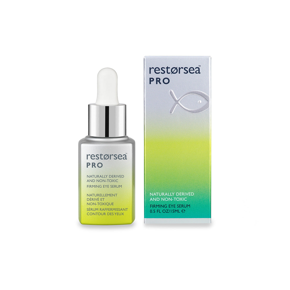 Restorsea PRO Firming Eye Serum, Front view stock image with box